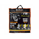 Накидки на сидіння велюр Чорні передні Beltex Monte Carlo, фото 7