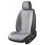 Накидки на сидіння велюр Сірі передні Beltex New York, фото 2