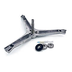 Ремонтний комплект підшипників з хрестовиною для пральної машини Samsung EcoBubble (SKF 6205, 6204, сальник 30*60,55*10/12 +