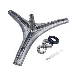 Ремонтний комплект підшипників з хрестовиною для пральної машинки LG з прямим приводом.