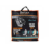 Накидки на сидіння велюр Чорні передні Beltex New York, фото 9