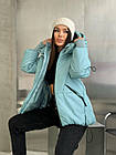 Куртка зимова жіноча NOBILITAS 42 - 52 фiсташкова плащівка Канада (арт. 23052), фото 2