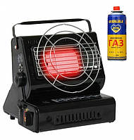 Газовий обігрівач-плита 2в1 керамічний портативний Yanchuan YC-808B SN27