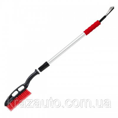 Щітка зі шкребком телескопічна 99-139 см INTERTOOL AT-0119, фото 1