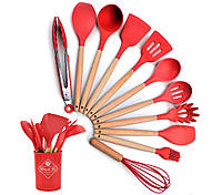 Набор кухонных принадлежностей 12 предметов Kitchen Set Красный SN27