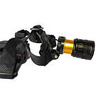 Ліхтар налобний BL-8076-2-GT100, 2x18650, zoom, ЗУ microUSB, фото 3