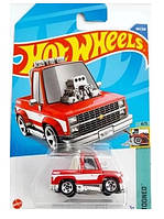 Машинка Базовая Хот вилс 1:64 Tooned 83 Chevy Silverado коллекция Tooned Hot Wheels Mattel HCX11