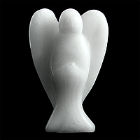 Кварц білий, статуетка ангел, 114ФГК