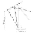 Настільна лампа DE1725ARD 9W 6500K 500Lm (36*15*15) IP20 біла, фото 5