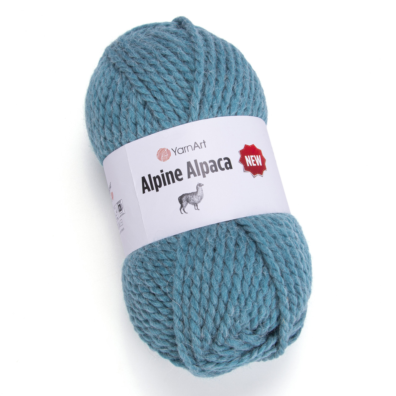 Пряжа напіввовна YarnArt Alpine Alpaca (Ярнарт Альпіне Альпака), Джинс №1450, 150гр., 120м.