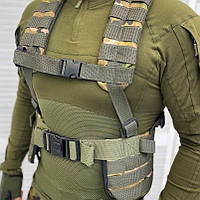 Ременно-плечевая система рпс Cordura с сетчатой подкладкой Molle, тактическая разгрузочная система мультикам