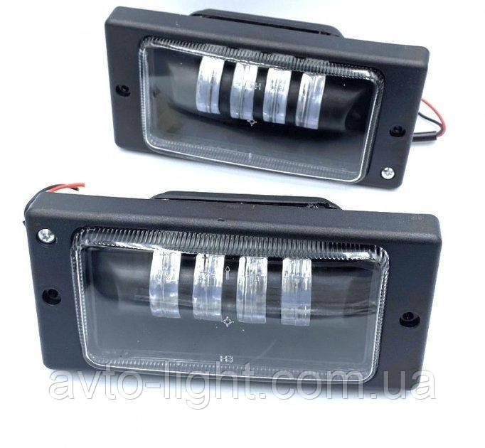 Додаткові фари LED VAZ 2110-15 40W (4*10W) комплект 2 шт.