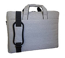 Сумка для ноутбука 17 дюймів Tyruns G-217 сіра, водовідштовхувальне просочення