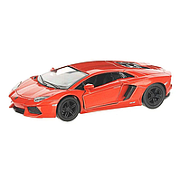 Автомодель легковая LAMBORGHINI AVENTADOR LP 700-4, 5'' KT5355W, 1:38 (Оранжевый) от IMDI