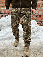 Мужские тактические зимние брюки пиксель omni-heat. Зимние штаны мультикам омнихит до -35°С