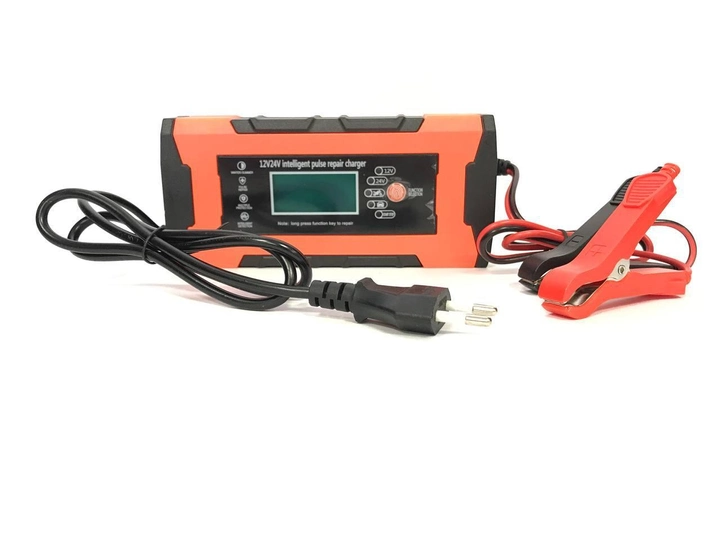 Зарядное автомобильное устройство, интелектуальная зарядка со светодиодным дисплеем и защитой от перег - фото 2 - id-p2041628900
