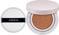 Зволожуючий кушон №21 Missha Magic Cushion Moist Up №21 Світло бежевий ОРИГІНАЛ