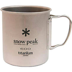 Кухоль Snow Peak MG-044R Titanium Single Wall 600ml