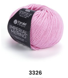 Чиста 100 % вовна IMPERIAL MERINO № 3326