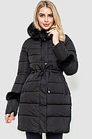 Куртка женская зимняя, цвет черный, 131R2003