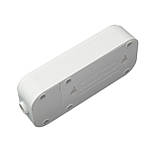 Колодка Quantum 2 пости без заземлення біла 1шт/уп, фото 5