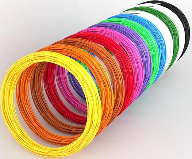 PLA Пластик для 3D ручек (20 цветов по 5 метров) - фото 4 - id-p2041652303