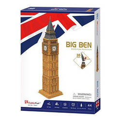 3D пазли конструктор "Біг Бен" (44 ел.) Cubic Fun