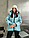 Куртка жіноча зимова стьобана з капюшоном розміри 42-56 (5кв) "NOBILITAS" недорого від прямого постачальника, фото 7
