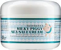 Солевой коллагеновый крем для лица - Elizavecca Face Care Milky Piggy Sea Salt Cream (297283-2)