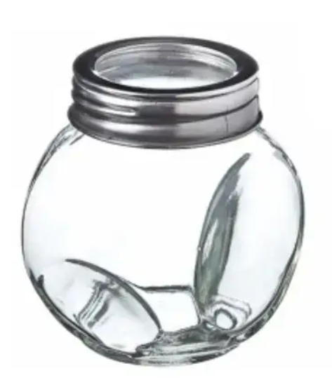 Ємність скляна для сипучих продуктів Лоно Empire EM1853 V 0,65 л ( шт ), фото 1