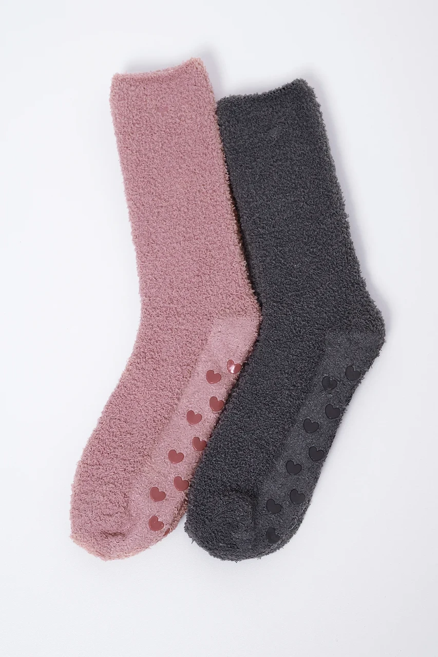 Шкарпетки жіночі Aruelle Lovely Socks 2-Pack Pink/Grey 2 пари