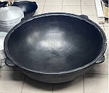 Чугунный Узбекский казан Наманганский DM (Davr Metall) на 100 литров круглое дно казан татарский, фото 3