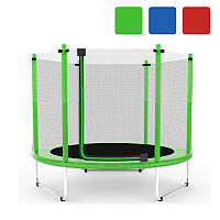 Батут дитячий Atleto 160 см KRB10 із захисною сіткою манеж для дітей B_2176