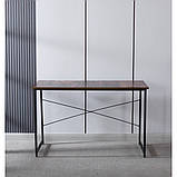 Стіл письмовий Bonro BN-003 металевий лофт з полицею комп'ютерний для дому офісу геймера B_2181, фото 3