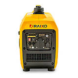 Генератор інверторний RAIXO R1200I бензин 1.2кВт/1кВт, фото 2
