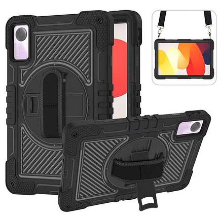 Чехол Carbon Armor Cover Tablet на Xiaomi Redmi Pad SE (11") / (черный), фото 1