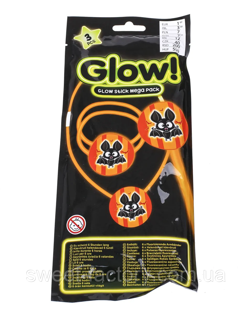 Pepco Glow Stick Mega Pack Halloween Мумия 3s