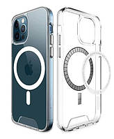 Прозрачный TPU+Glass Firefly чехол для iPhone 15 Pro Max