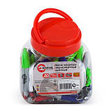 Набір міні-маркерів перманентних 4шт. (чорний, синій, зелений, червоний) INTERTOOL, фото 6