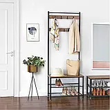 Вішалка підлогова Just HOME JH-621 металева з полицями для одягу B_2247, фото 2
