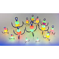 Тройник Gurza ROES FISH ST-36 BC MIX 3шт/уп № 10