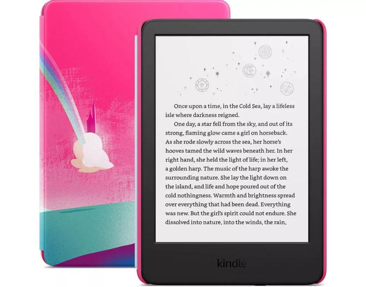 Електронна книга з підсвіткою Amazon Kindle Kids 11th Gen. 16GB 2023 Black with Unicorn Valley case