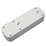 Колодка Quantum 3 пости із заземленням біла 1шт/уп, фото 6