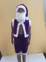 Детский карнавальный костюм Гнома фиолетовый 6-8 лет