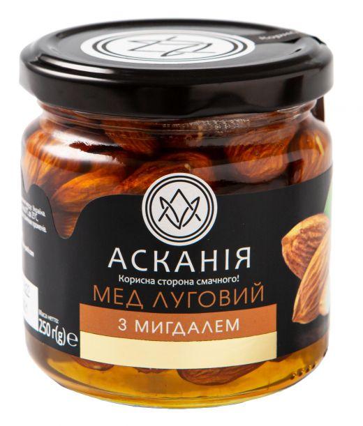 Мед-банка 250 г "Луговой с миндалем" - фото 1 - id-p2041741969