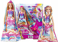 Кукла Барби Дримтопия Принцесса с косичками Barbie Dreamtopia Twist n Style Princess Hairstyling GTG00 ориг