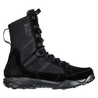 Берцы 5.11 Tactical A/T 8' Boot Black,тактические мужские черные высокие ботинки НАТО для полиции и военных