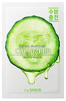 Тонизирующая тканевая маска для лица The Saem Natural Mask Sheet Cucumber (огурец) 21 мл