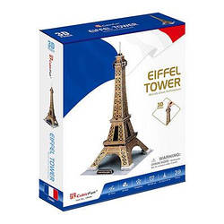3D пазли конструктор "Ейфелева вежа" (39 ел.) Cubic Fun