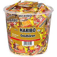 Желейные конфеты мармеладки Haribo Goldbaren 10г×100шт Фруктовые конфеты мишки Харибо